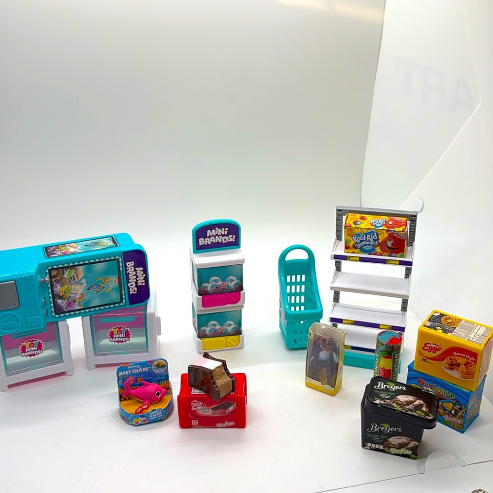 Mini Brands Storage Shelves Food Toys
